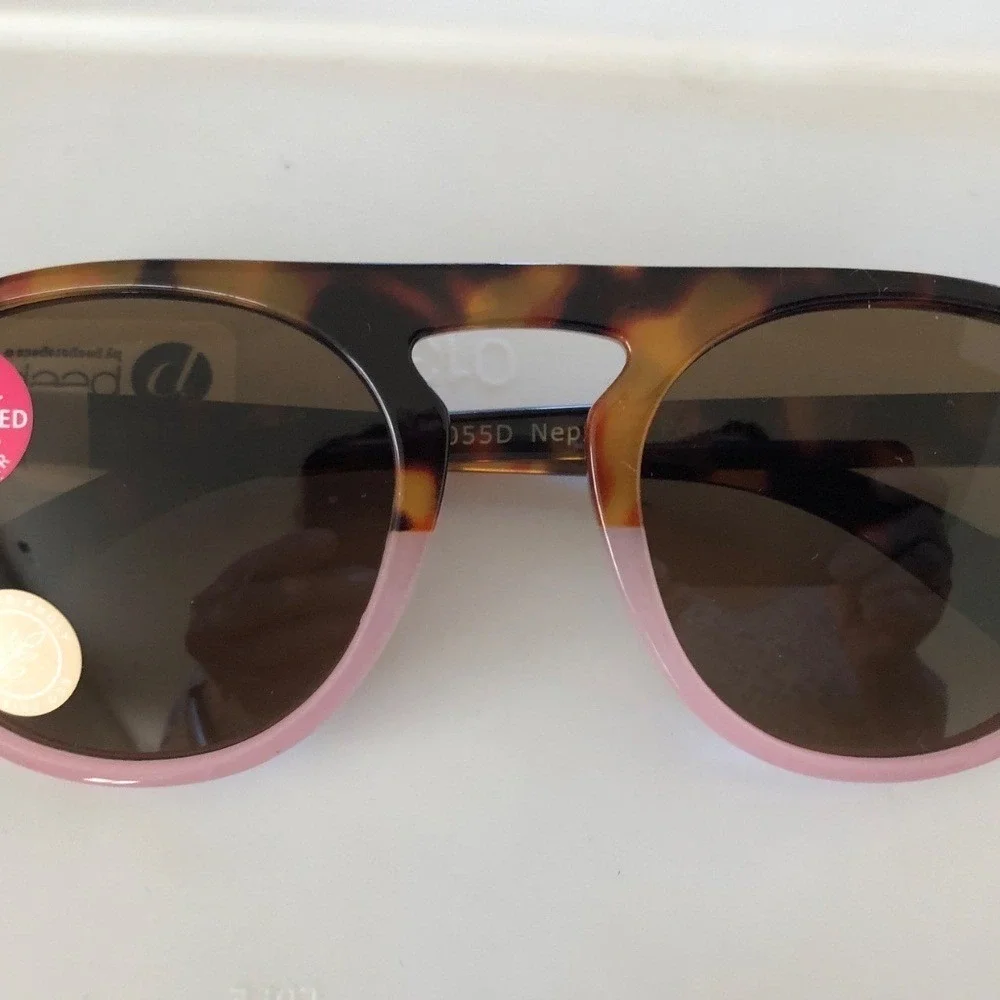 NEW NORDSTROM PEEPERS NEPTUNE PINK AVIATOR SUNGLASSES